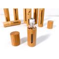 Wholesale custom bamboo roll on glass bottle 5ml 10ml  roller bottle with stainless roller